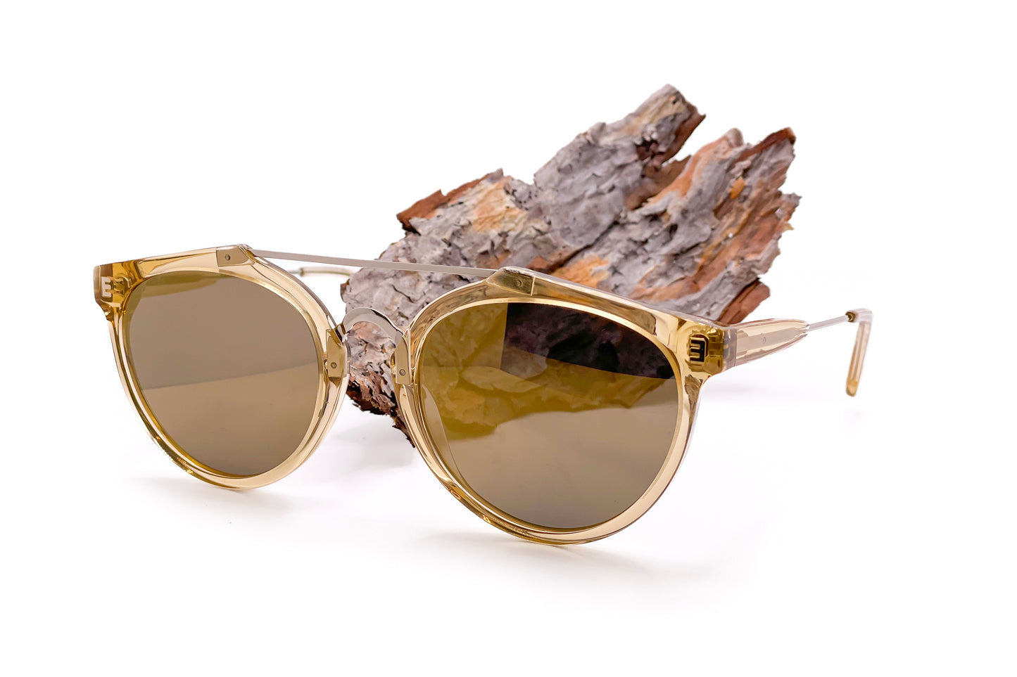 Reloved ÖRSTEN 54 Yellow Crystal / Gold Mirror Flat Lens