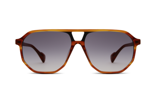 VIPPVEDEL Mellan 56 Honey - Northern Black / Northern Black Gradient Lens