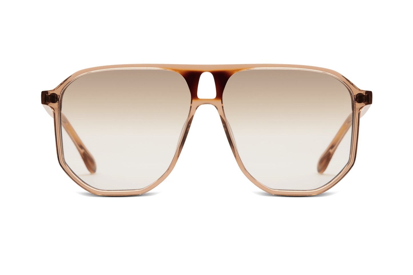 VIPPVEDEL 59 Rosehip - Light Bark / Gold Gradient Lens