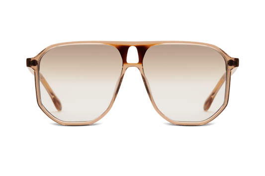 VIPPVEDEL 59 Rosehip - Light Bark / Gold Gradient Lens