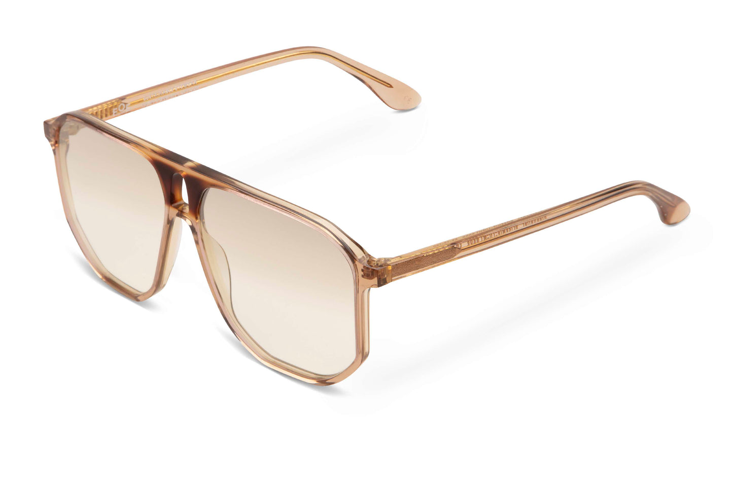 VIPPVEDEL 59 Rosehip - Light Bark / Gold Gradient Lens