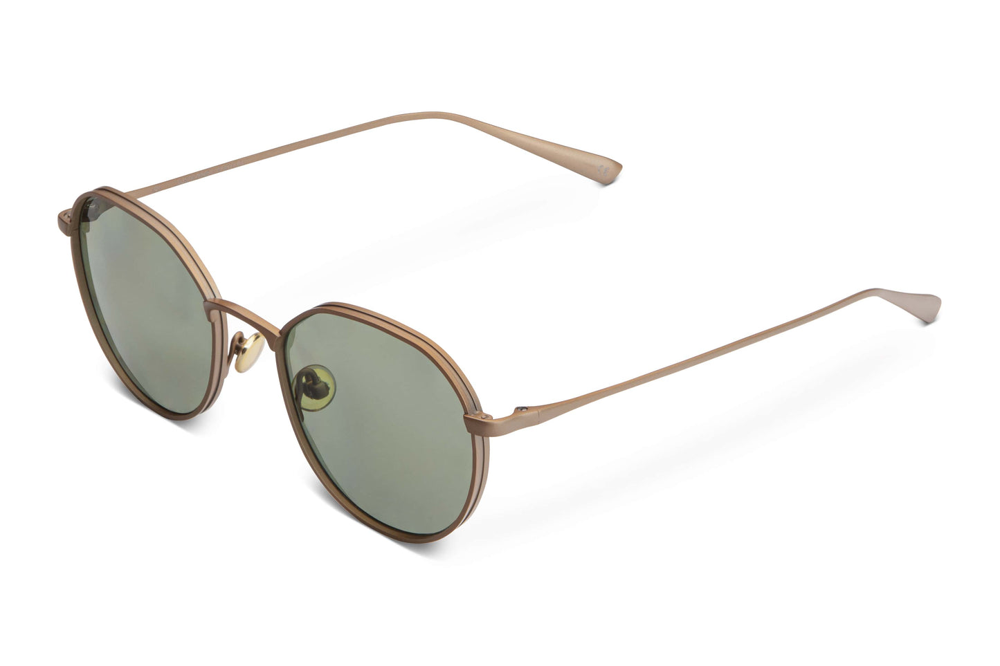 MALGOMAJ Titanium 51 Bronze Matte / Green Lens