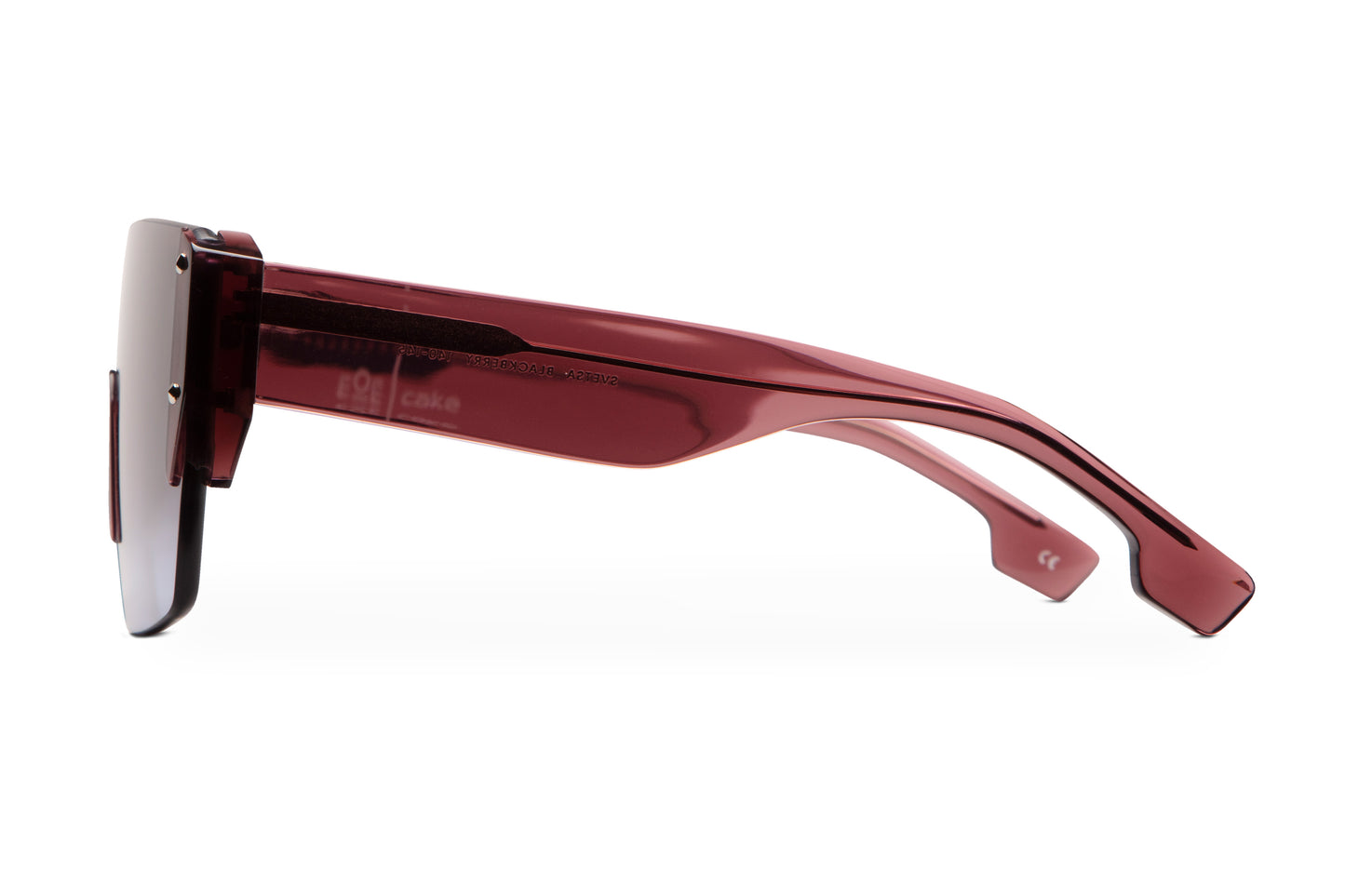 EOE x CAKE - Svetsa 140 Blackberry / Blackberry Gradient Visor Lens