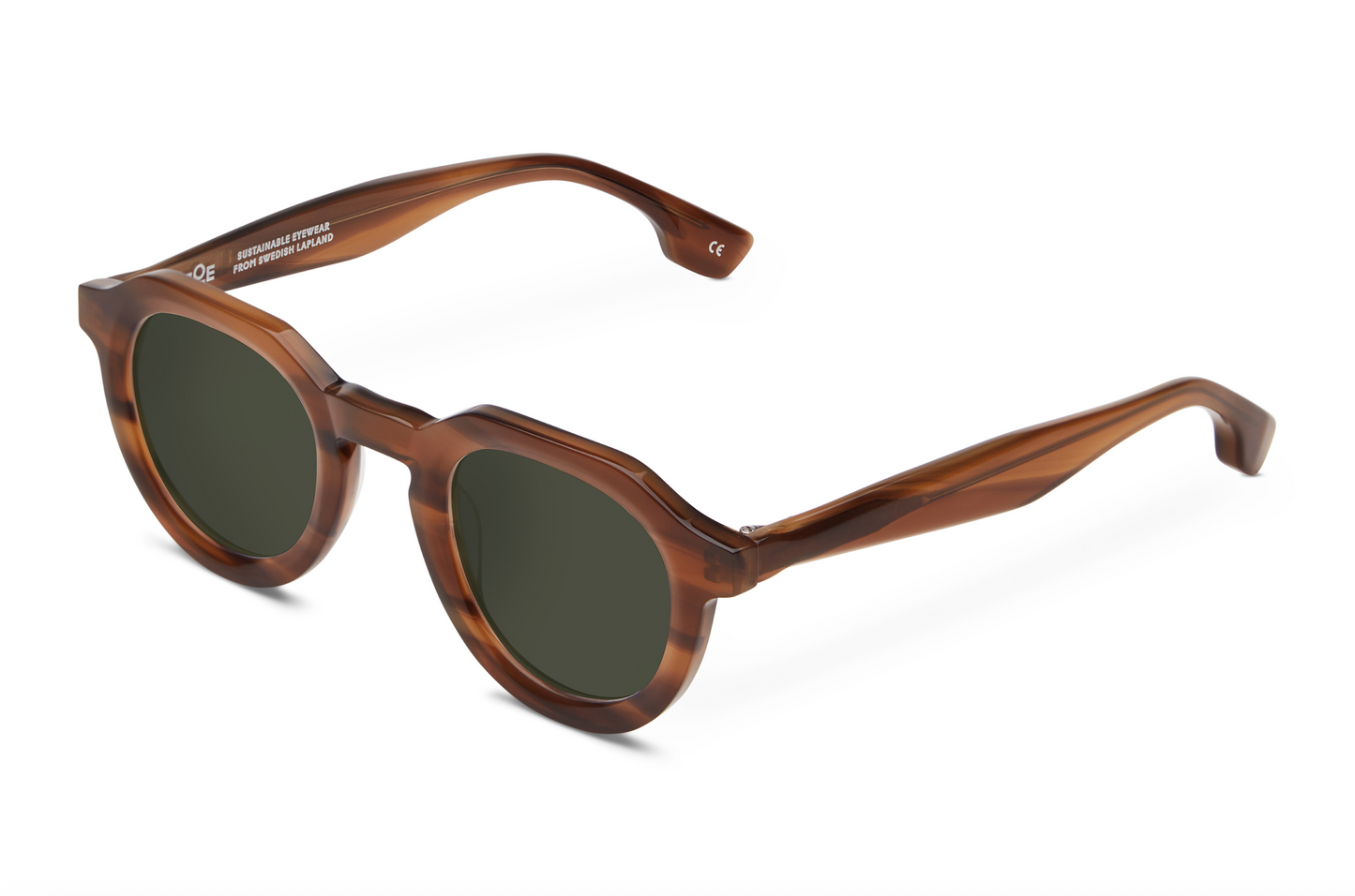 ELJEST 46 Bone / Green Lens