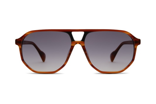 VIPPVEDEL Småa 54 Honey - Northern Black / Northern Black Gradient Lens