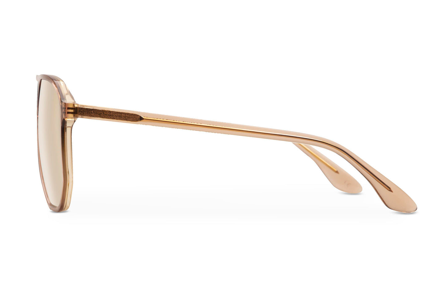 VIPPVEDEL 59 Rosehip - Light Bark / Gold Gradient Lens